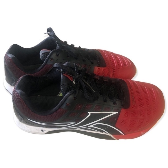 REEBOK CrossFit shoes, Black red and white, 6 1/2 - Picture 1 of 8